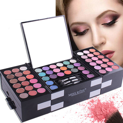 MISS ROSE 144 color 3 color 3 Color Eyeshadow blush eyebrow makeup makeup makeup kit special wholesale Revive
