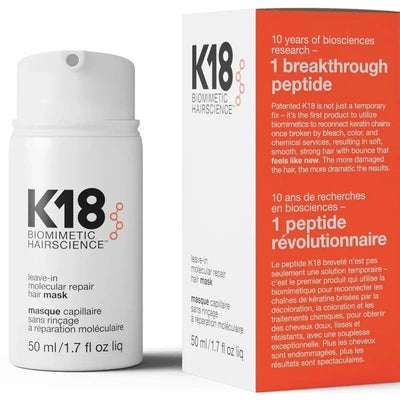 K18 Leave-In Molecular Repair Hair Mask Deep Conditioning Keratin Treatment Soften Hair Smoothing Healthy Hair Care 50ml 150ml Revive