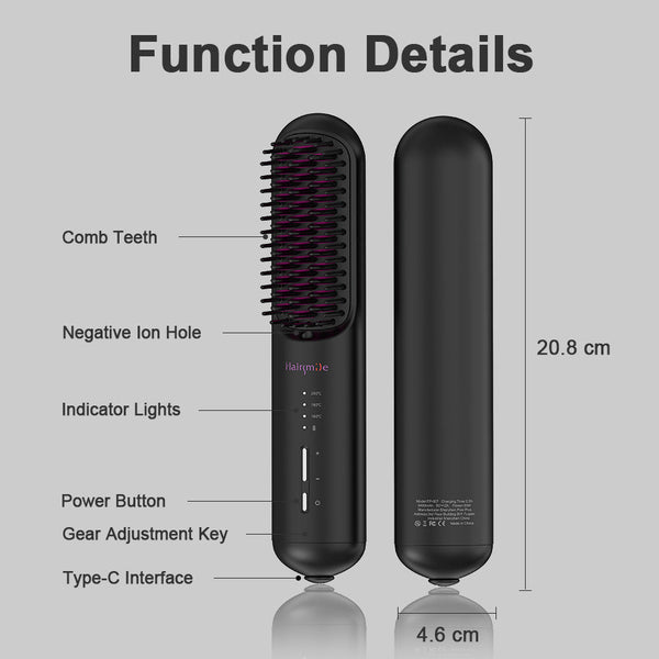 Pocket Cordless Hair Straightener Revive